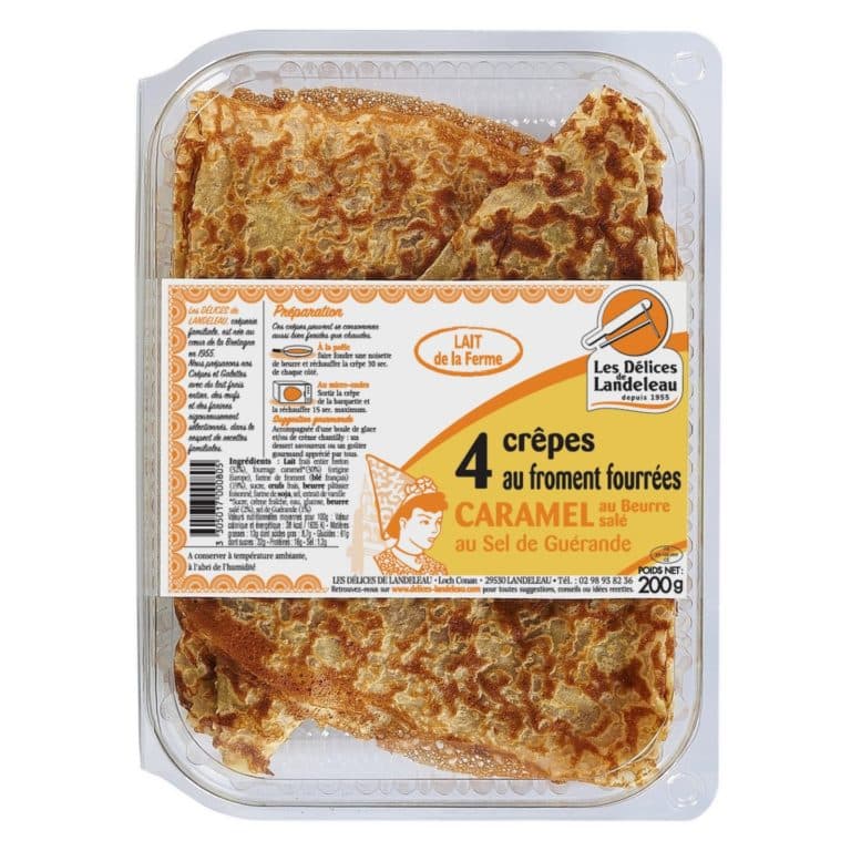 Crepes Fourrees Caramel au beurre sale x4 - Accueil - Quimper Brest