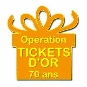 Bouton page anniversaire 70 ans Les Delices de Landeleau Ticket dor - Accueil - Quimper Brest